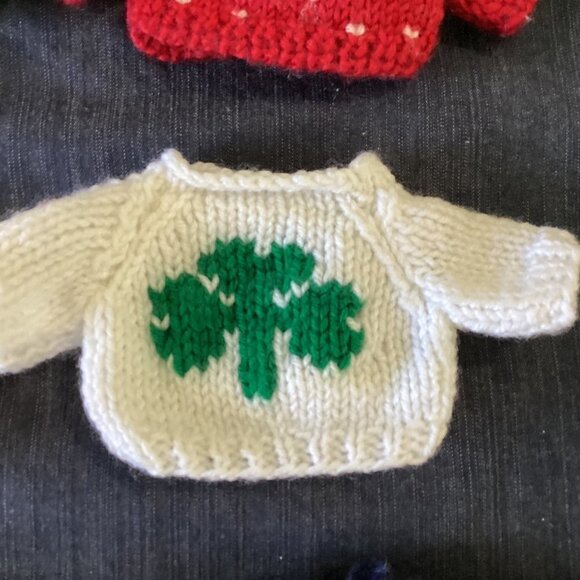 7 Stuffed Animal/Doll Knitted Sweaters - Picture 13 of 16